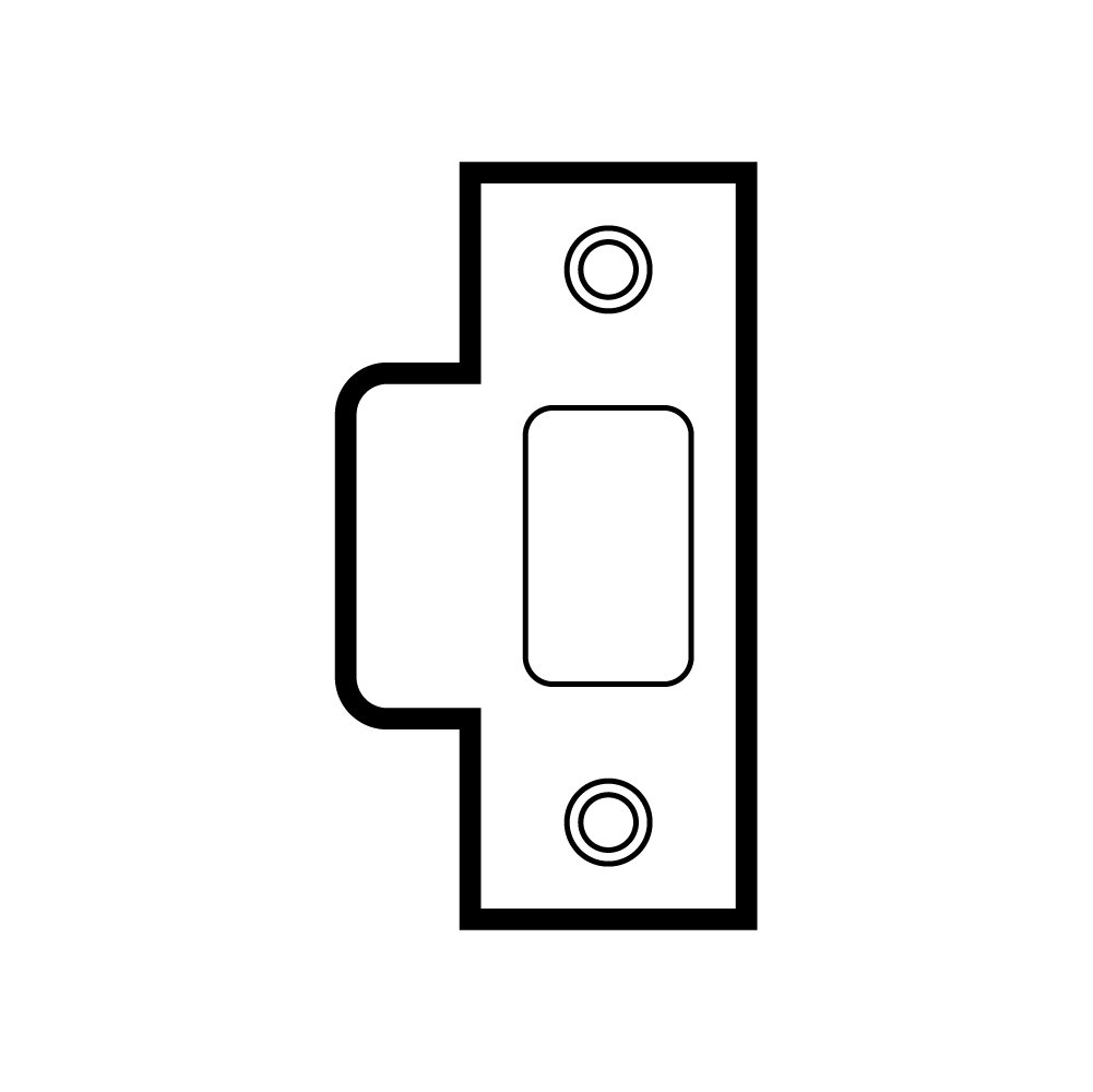 ノブ用ストライク 戸襖錠 | 川口技研